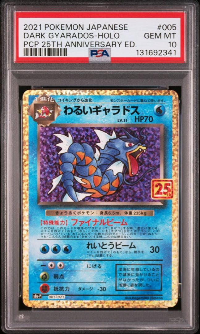ポケモンカード　わるいギャラドス　25th psa10 プロモ
