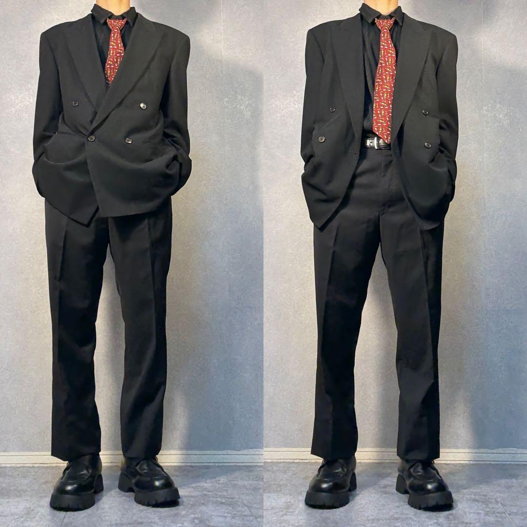 美品】Paul Smith セットアップ ダブル ブラック - メルカリ