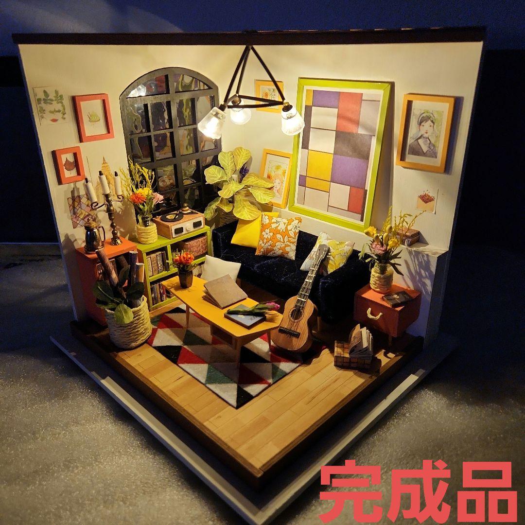 ミニチュアドールハウス【完成品】洋室 プールのある家」ミニチュア ドールハウス ☆完成品☆ | iichi 日々の