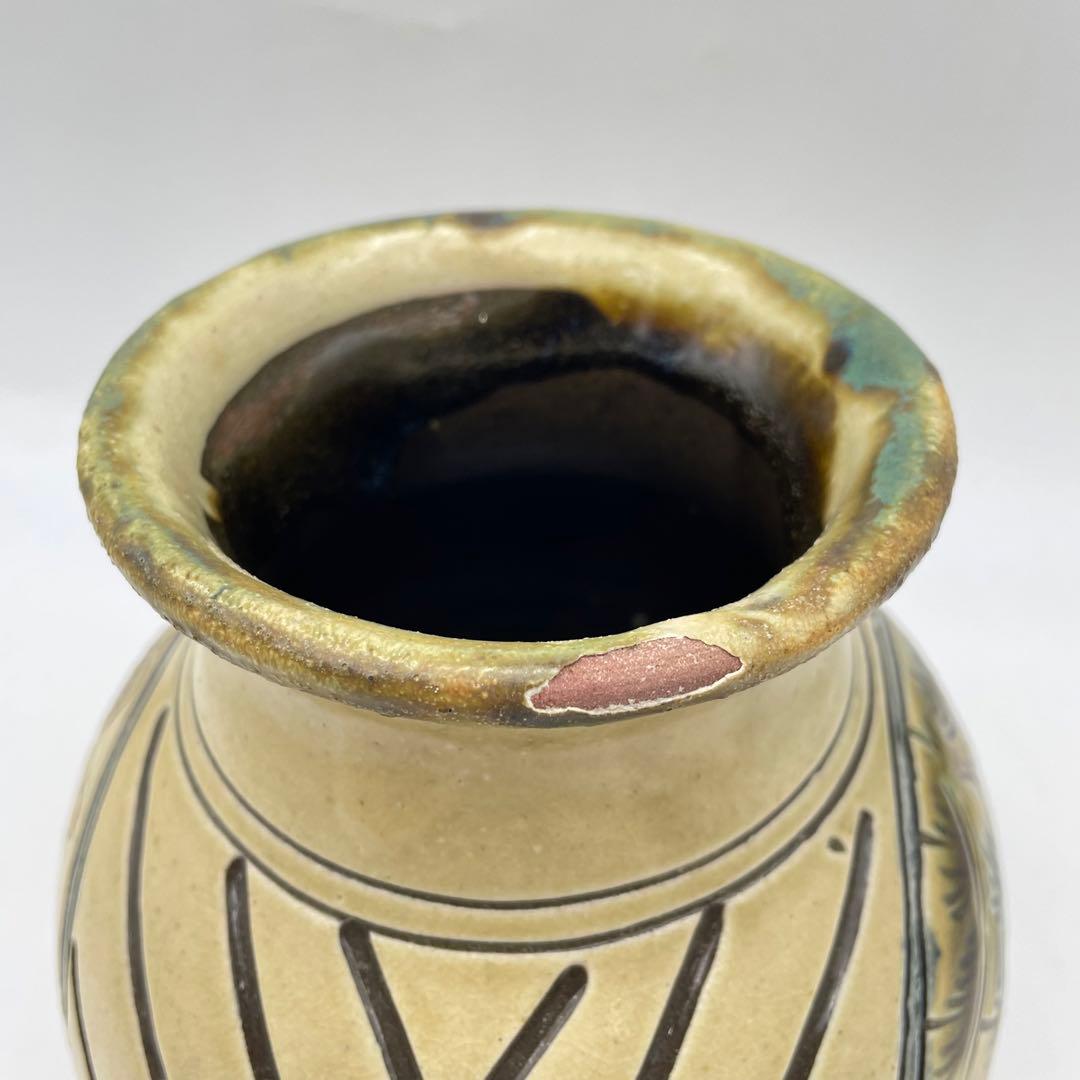 琉球 飾り壺 花瓶 173 沖縄民藝 やちむん 花器 - メルカリ