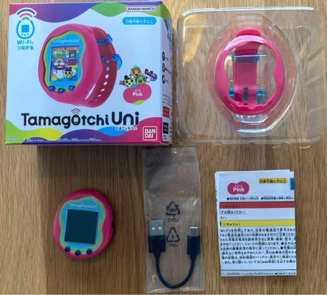 たまごっちユニ　ピンク　tamagotch uni たまごっち　本体　バンダイ