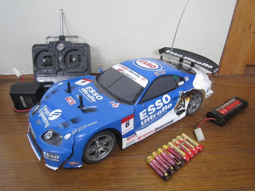 けんと 完全動作 1/10 タミヤ TT01 フルセット 80 スープラ