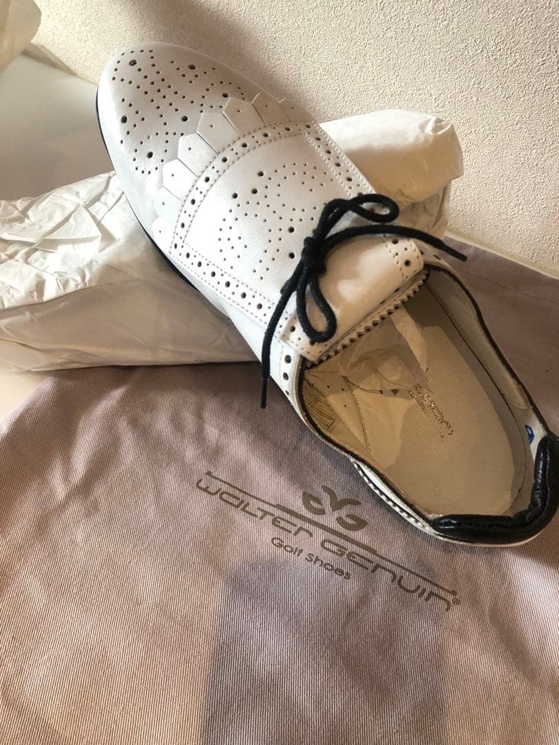 Walter Genuin ゴルフシューズ ホワイト　新品未使用 22.5cm