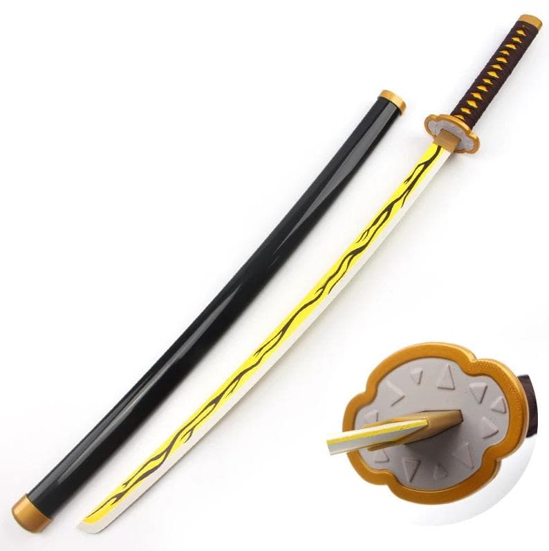 獪岳（かいがく） 日輪刀 コスプレ 道具 木刀 完成度高い 成人 - メルカリ