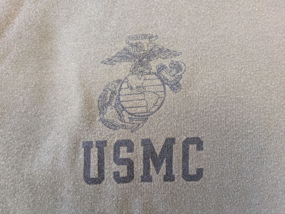 USMCロゴ入りスウェットシャツ+パンツ上下一式 Mサイズ(USサイズ