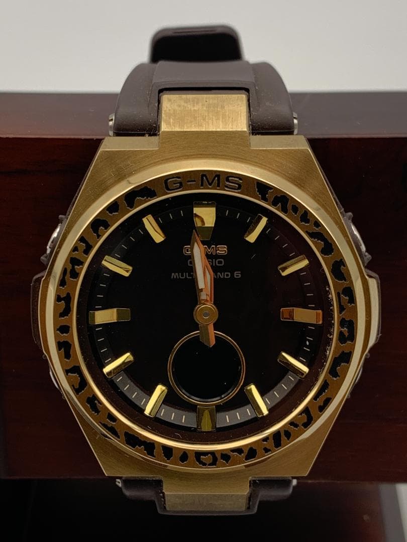 【美品】G-SHOCK MSG-W200WLP-5AJR レオパード柄