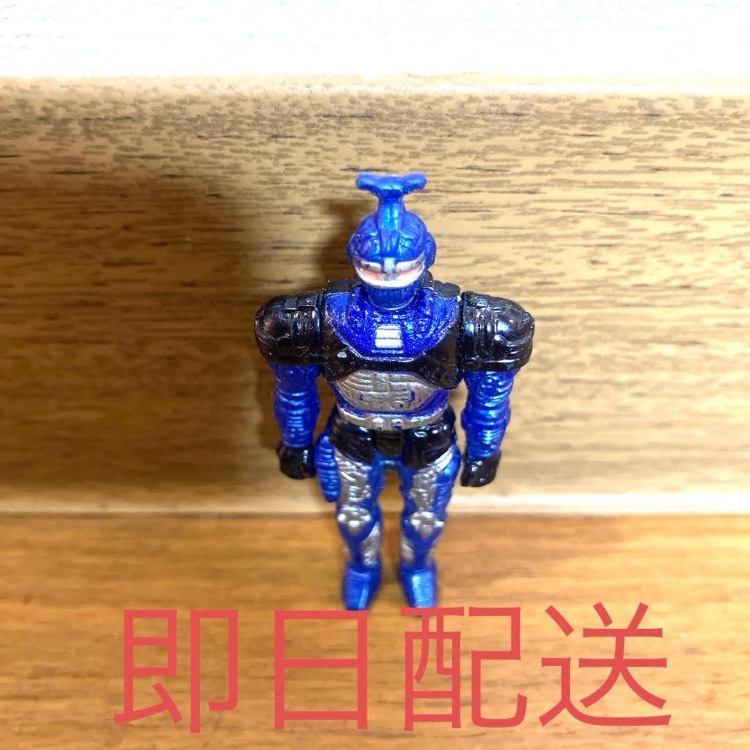 ブルービート フィギュア 重甲ビーファイター カブト 当時物 メタル