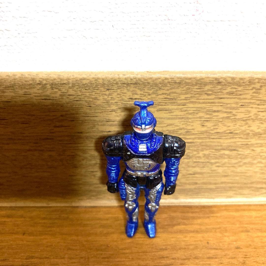 ブルービート フィギュア 重甲ビーファイター カブト 当時物 メタル
