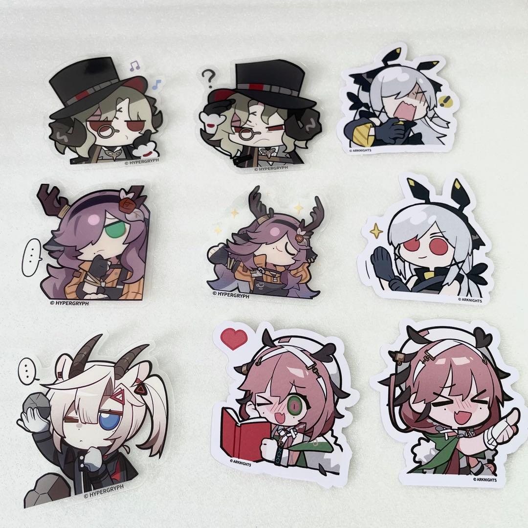 アークナイツ ステッカー 9枚 - メルカリ