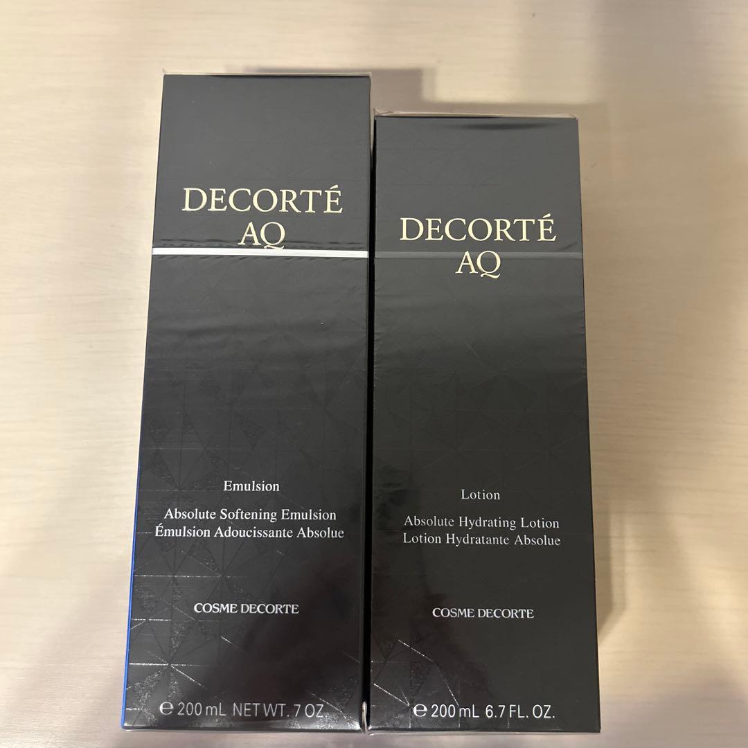 コスメデコルテ　AQエマルジョン〈乳液〉・AQローション〈化粧水〉