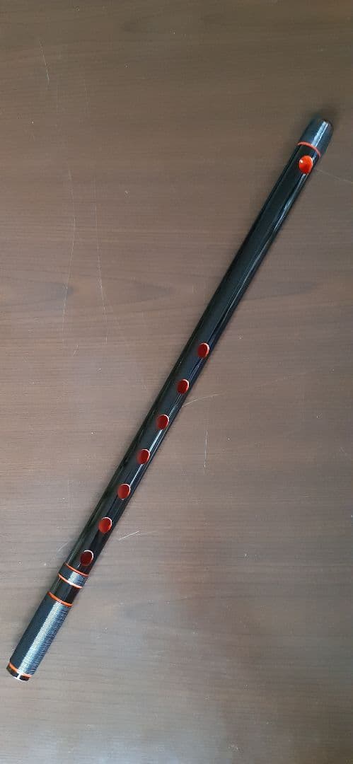 S.O様　ご予約品 篠笛　四本調子　古典調　七穴　黒塗り