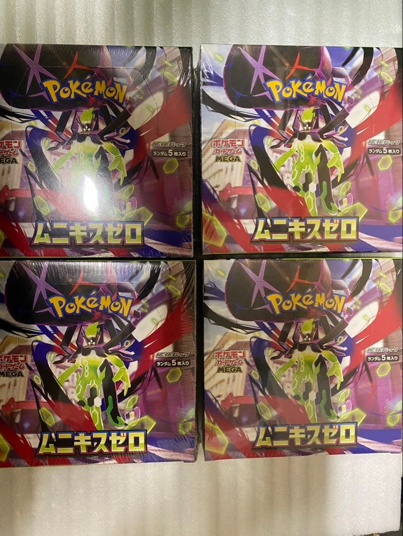 ポケモンカード ムニキスゼロ 4BOX シュリンク付き新品未開封 シュリンク付き】ポケカ ムニキスゼロ4BOX新品未開封 - メルカリ