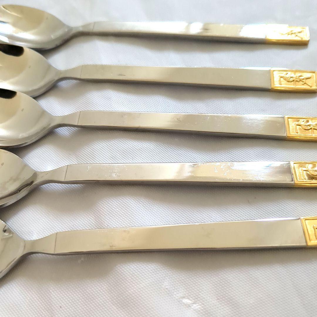 イブサンローラン 美品 スプーン5本セット カトラリー YSL - メルカリ