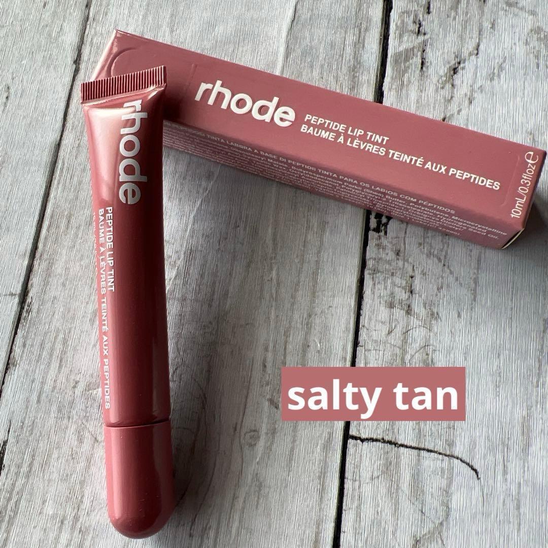 新品】rhode ペプチドリップ ティントリップグロスsalty tan - メルカリ