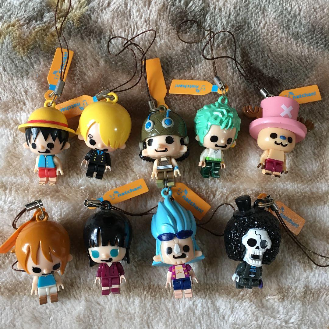 なっちゃんおまけ ワンピース ストラップ キーホルダー 9体❣️ - メルカリ