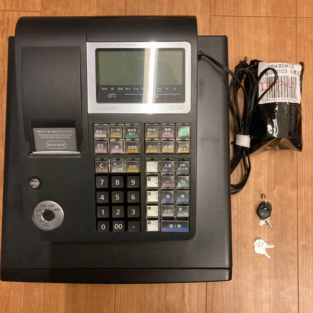CASIO TE-340 キャッシュレジスター