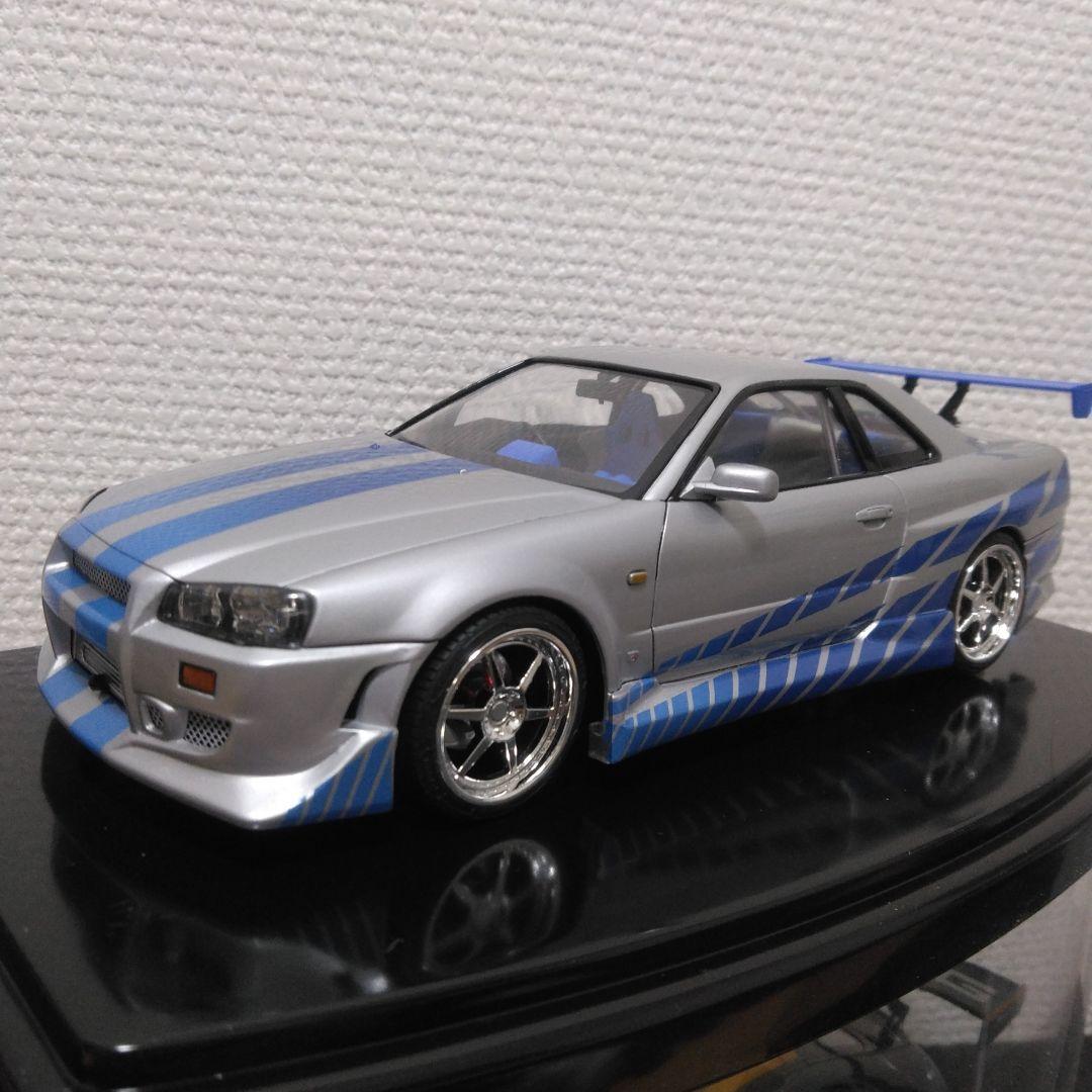 SKYLINE GT-R ワイスピ ブライアン仕様 1/24 アオシマ - メルカリ