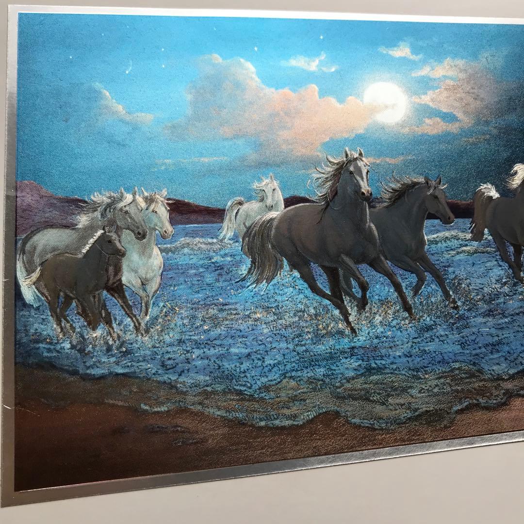 馬の群れ アンティークアート レトロ アンティーク雑貨 絵画 写真