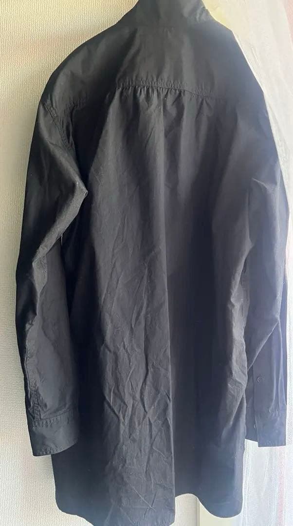 未使用】ヨウジヤマモト タグあり新品 スタンドカラー二重シャツ