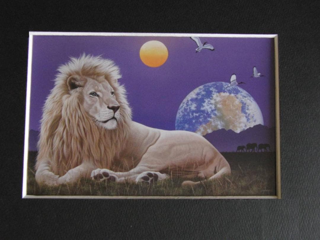 シム・シメール、【KING´S WORLD】、希少な額装用画集より、厳選 美術