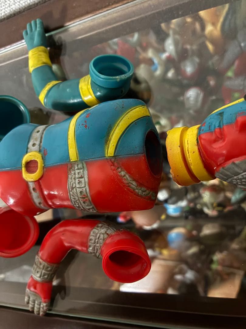 当時物 タカトク 人造人間キカイダー ソフビ 約28cm ソフビ