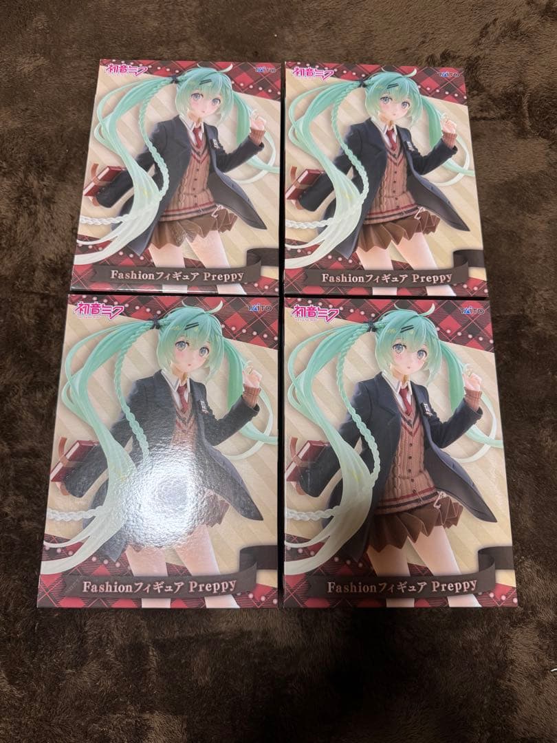 初音ミク　Fashion フィギュア Preppy 4個