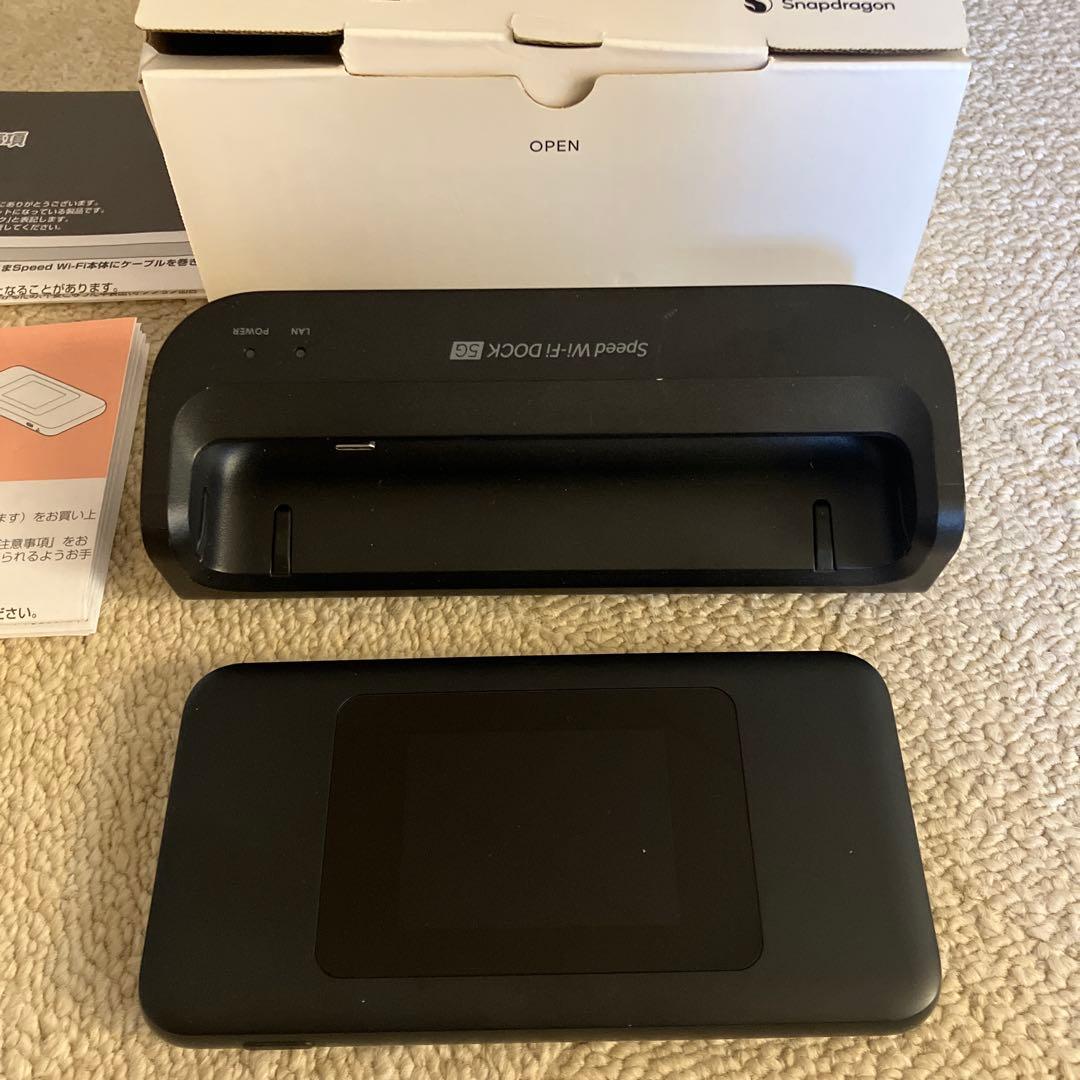 Speed Wi-Fi DOCK 5G 01 ポケットWi-Fiドック付き - メルカリ