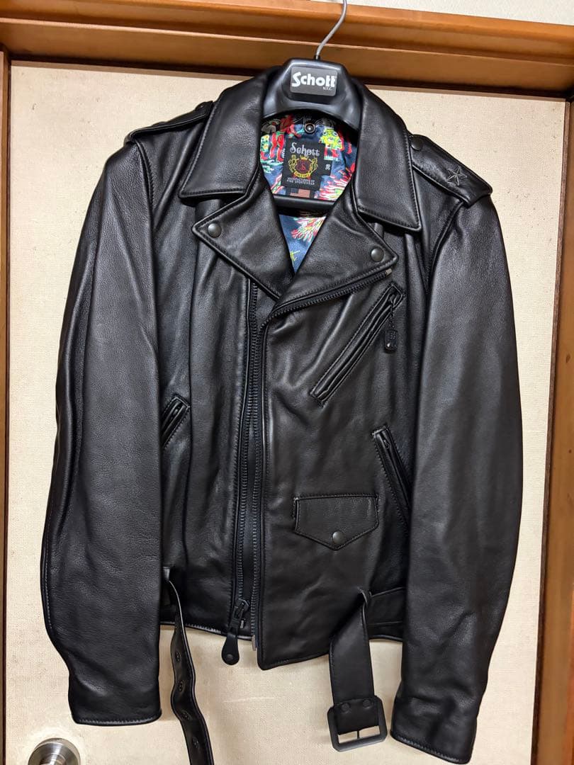 ポルノグラフィティ　Schott ライダースジャケット 38 Yahoo!オークション - 新品 38 SCHOTT × PORNO GRAFFITTI 20周年 ラム