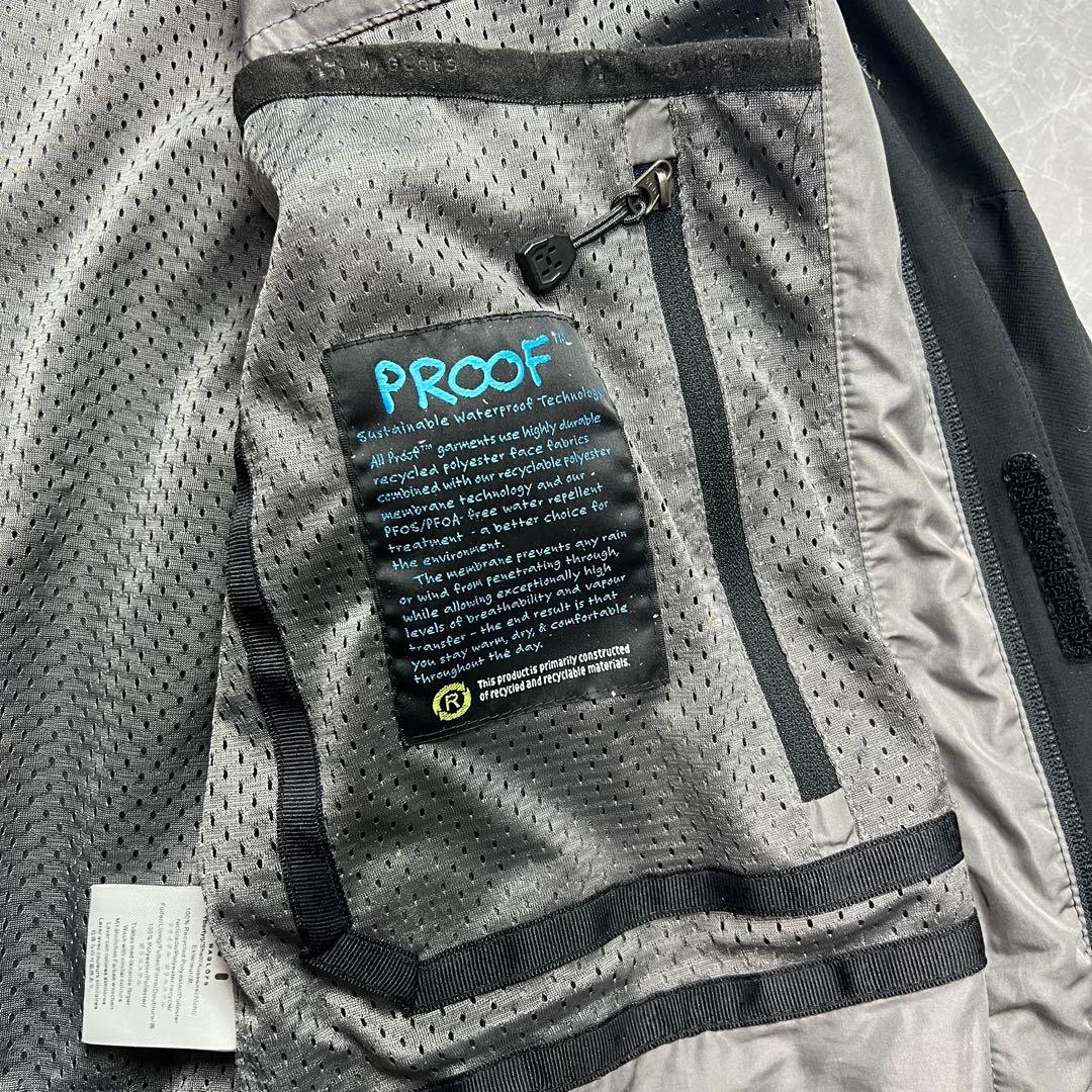 ホグロフス マウンテンパーカー ベンチレーション フード HAGLOFS 黒 M