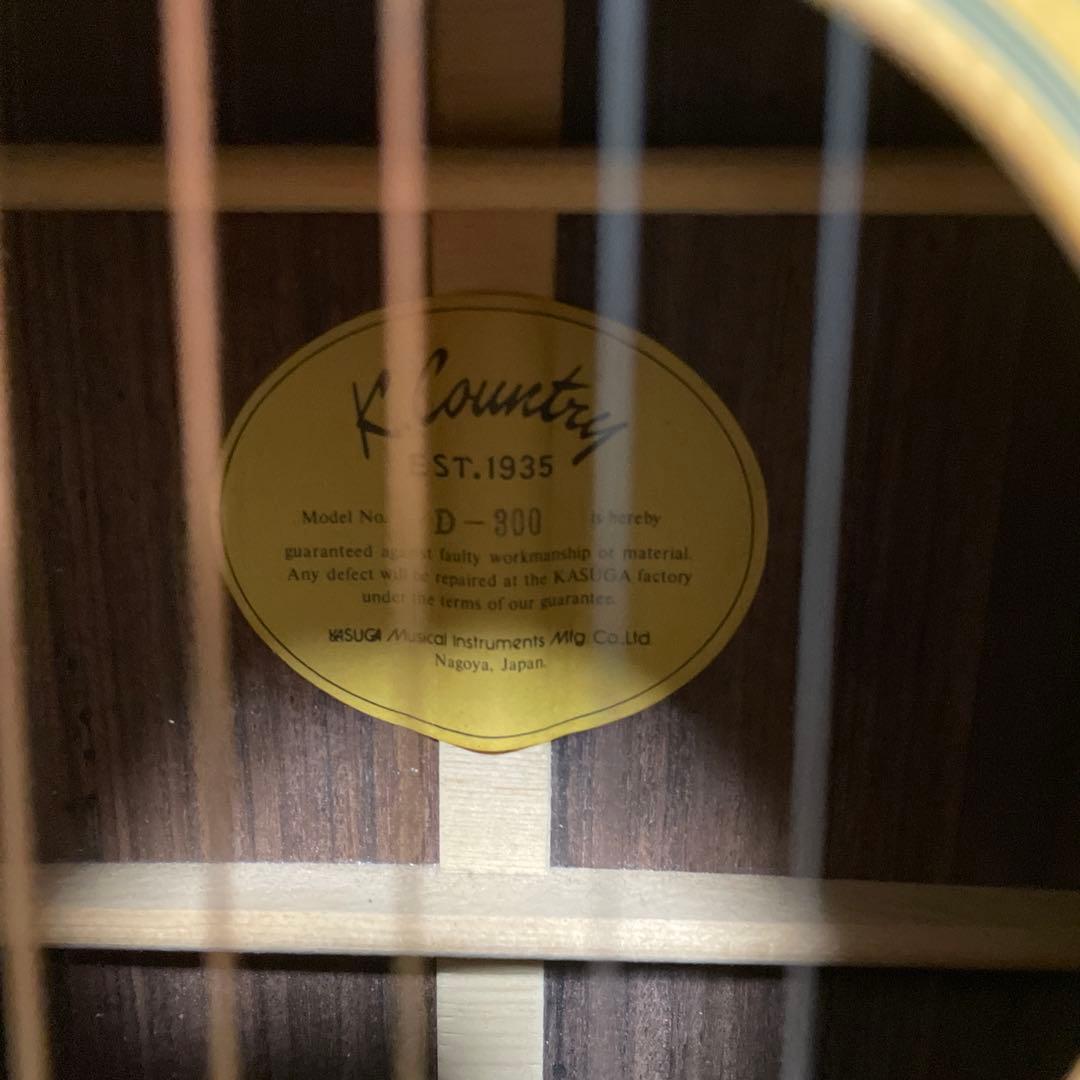 K.Country EST.1935 アコースティックギター D-300 - メルカリ
