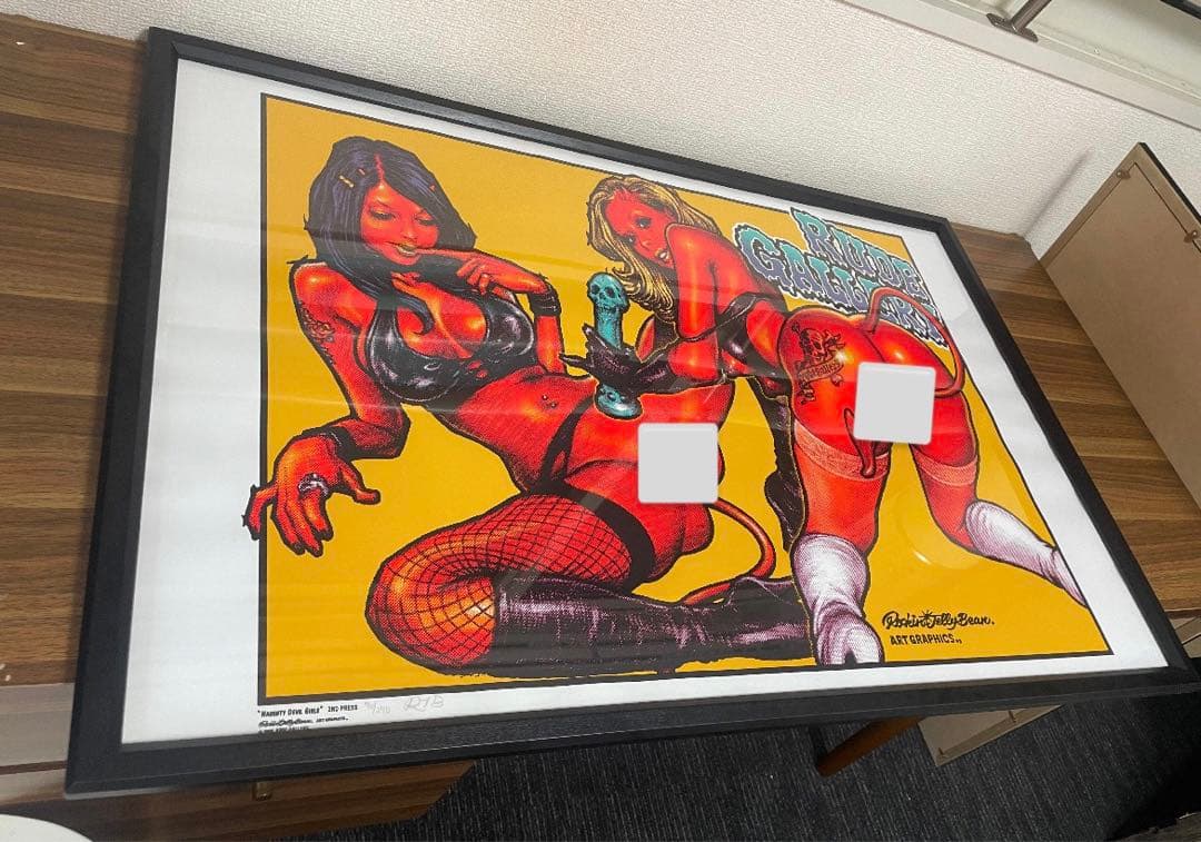 ロッキンジェリービーン　シルクスクリーンポスター　ルードギャラリー