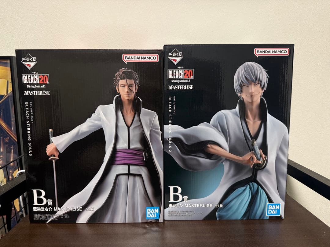 BLEACH一番くじ　藍染惣右介　市丸ギン　説明欄必読　プチプチ使いません