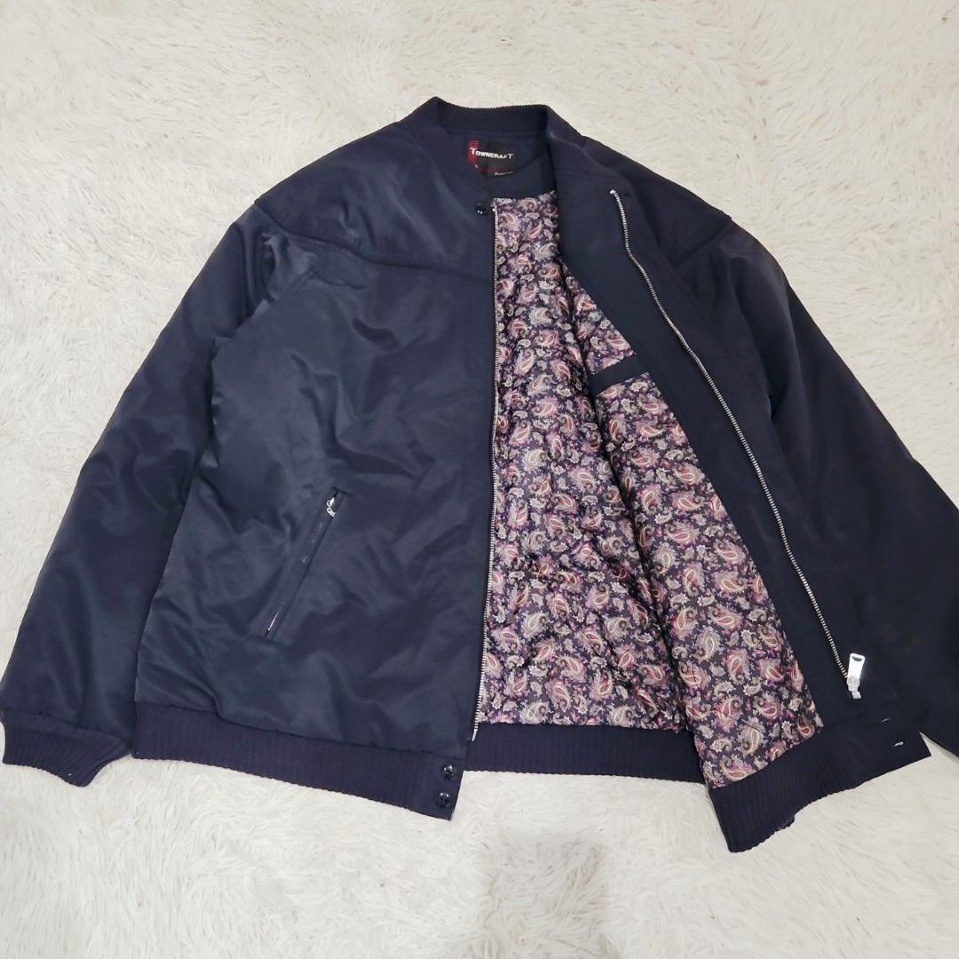 未使用級 タウンクラフト サーモライトダービー ジャケット ペイズリー柄 XL