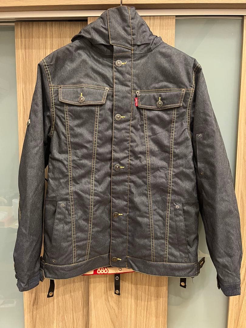 完全未使用品686 ×Levi's コラボスノーボードウエアジャケットリーバイス