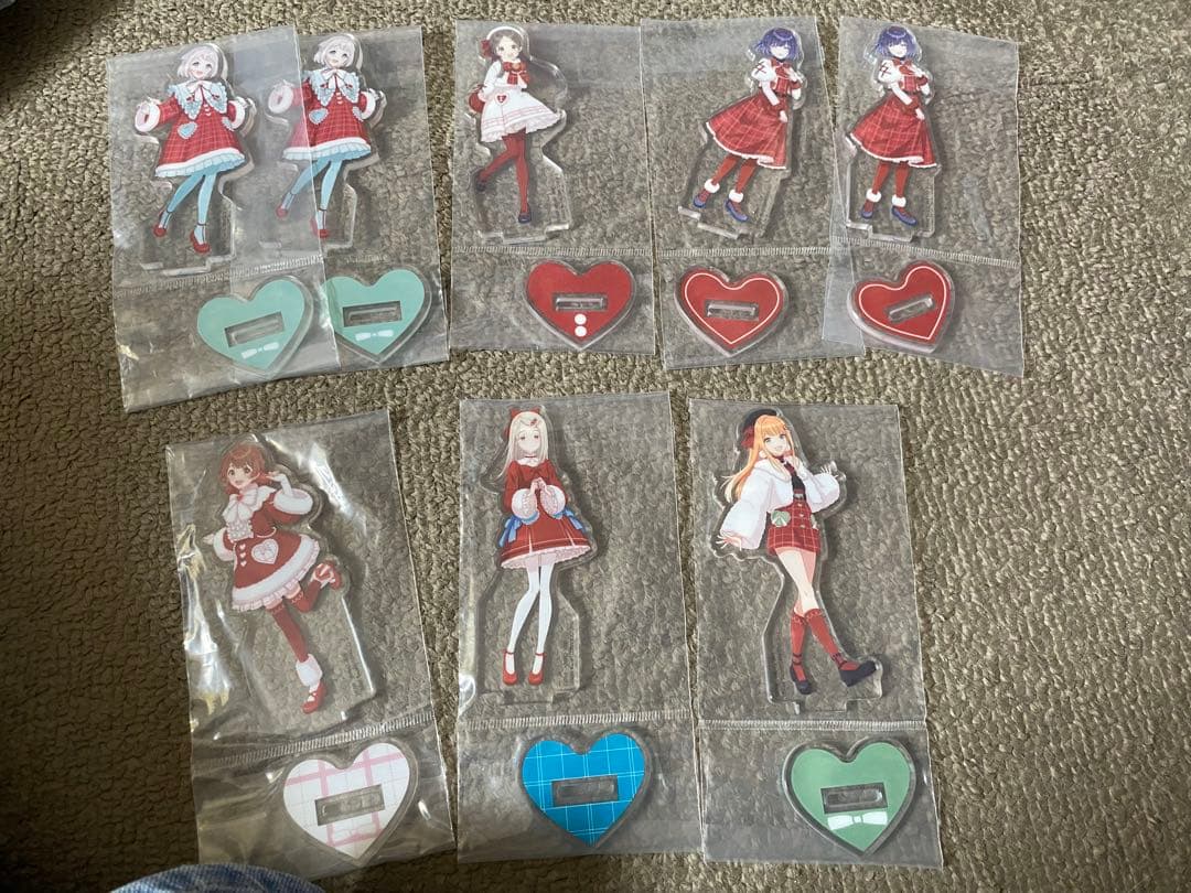 学園アイドルマスター 一番くじ アクリルスタンド、ラバーチャーム、マグカップ他