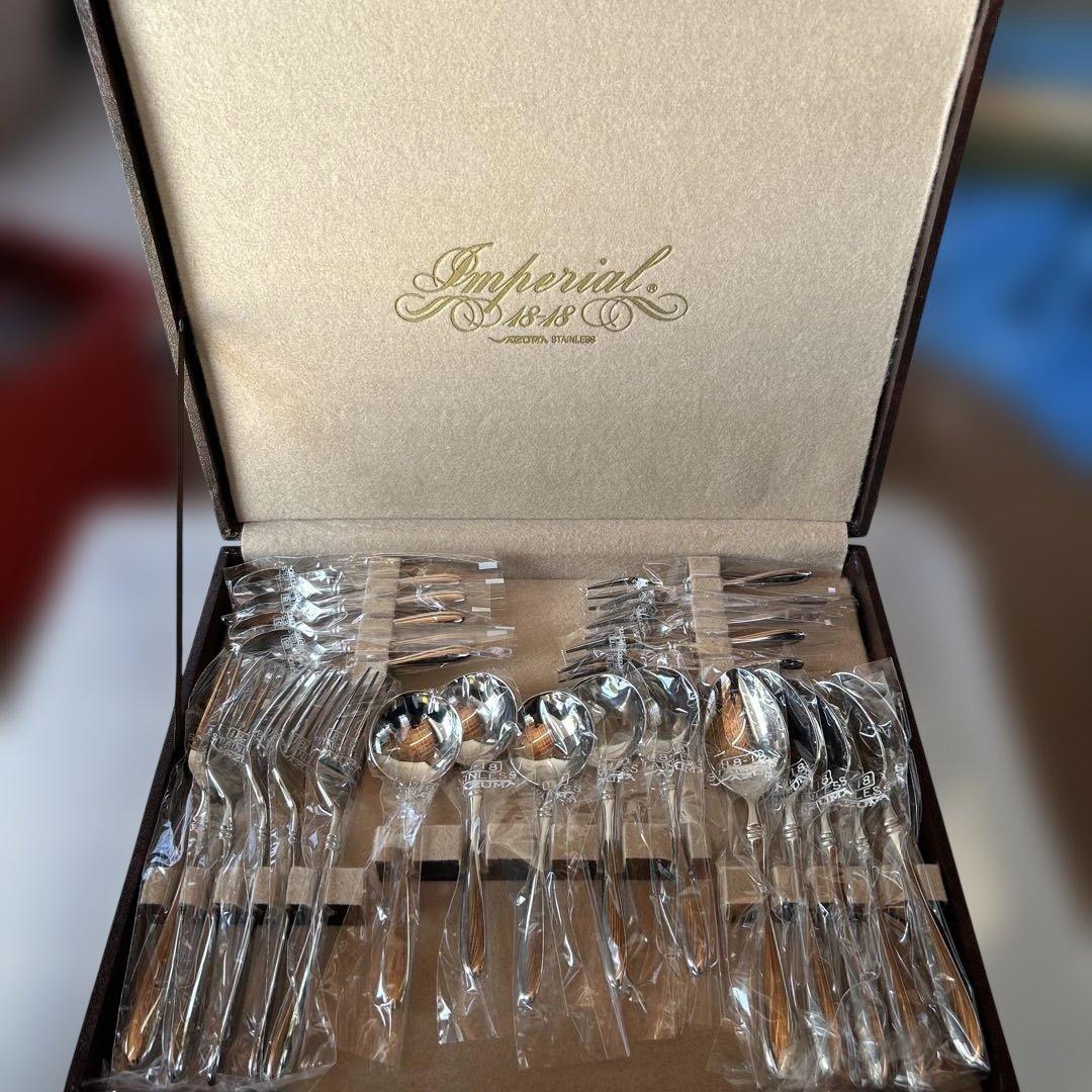 アズマ　18/18 ステンレスカトラリーセット 25点