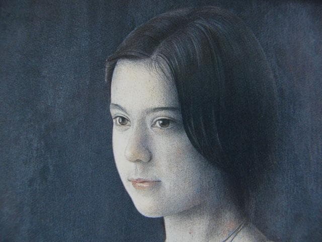 諏訪敦、【12years】、希少な額装用画集より、新品額装付、状態良好