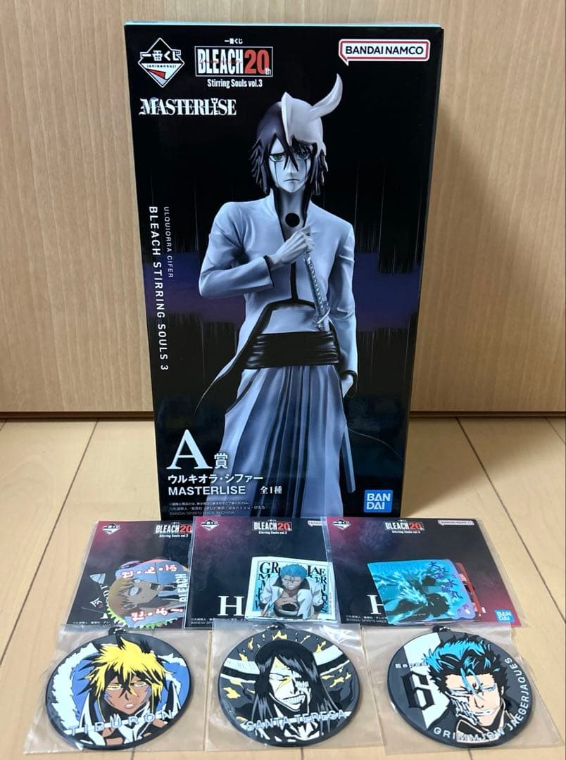 内袋未開封】 一番くじ BLEACH A賞 ウルキオラ フィギュア 他 計7点