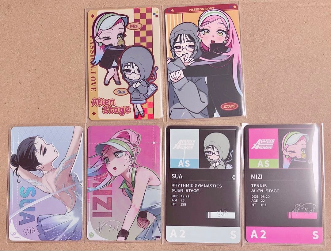 エイリアンステージ 3周年 中国限定 IDカード トレカセット ミジ＆スア