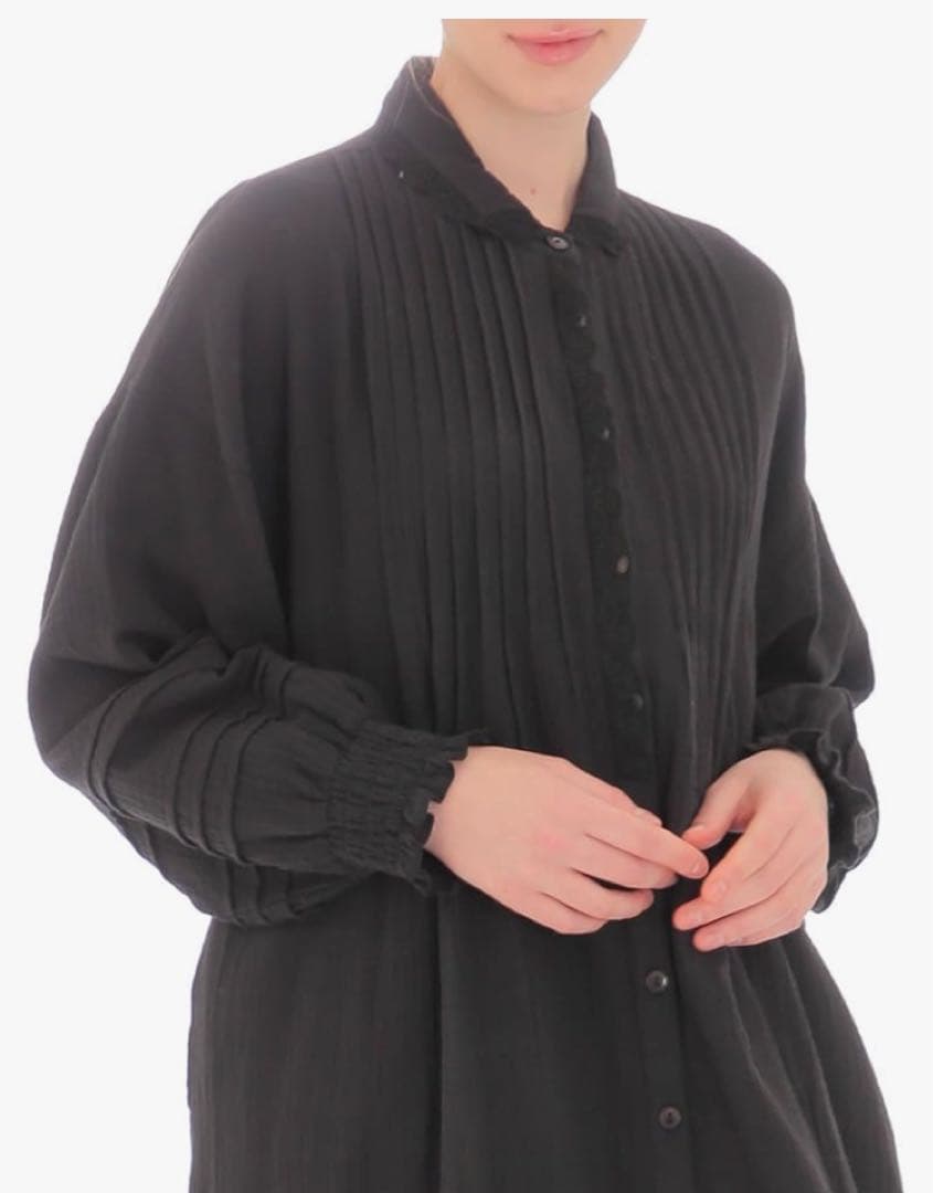 ナルエー NARUE シュークリーム ガーゼ パジャマ ルームウェア ワンピース