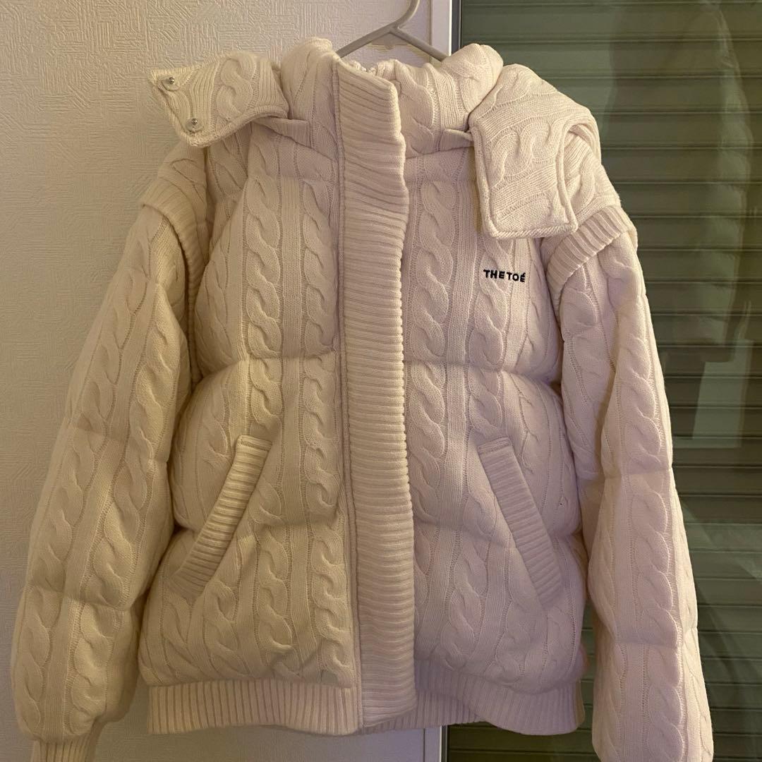 本日限定価格】thetoe SHARD KNIT DOWN White - メルカリ