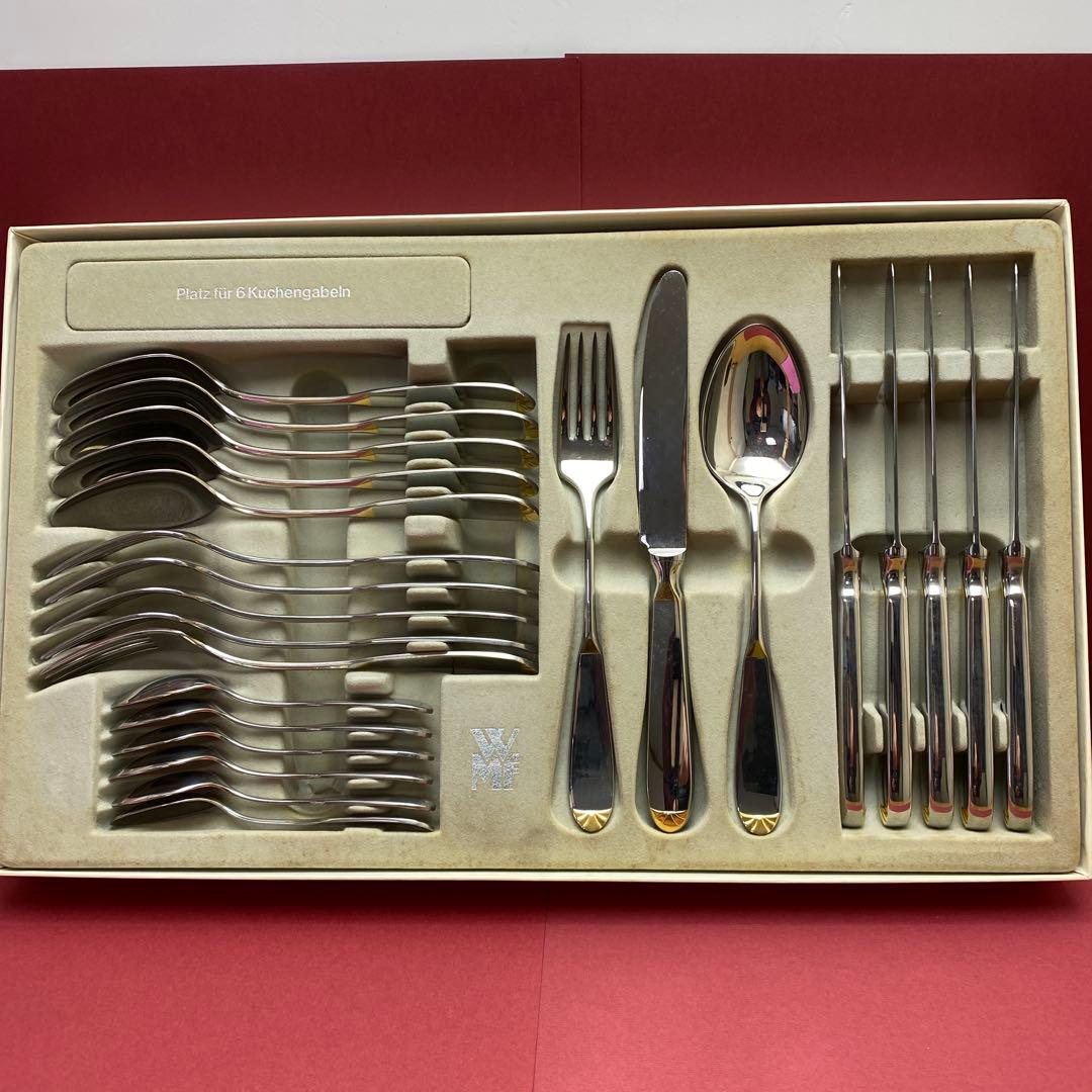 値下げ　ドイツWMF（ベーエムエフ）製　ナイフ・フォーク・スプーン6組セット