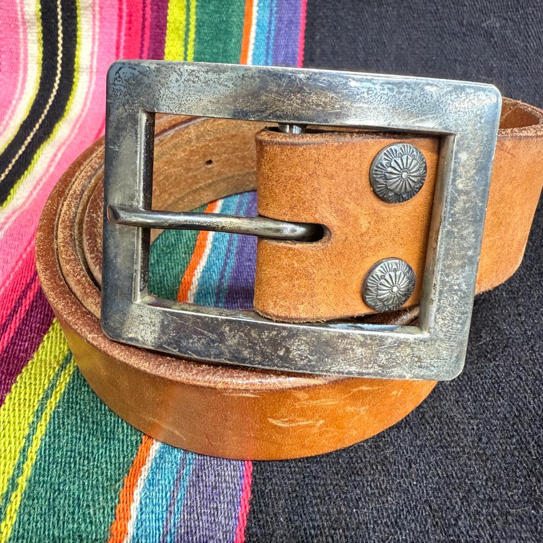 m*r様 【最終値下げ】BIGTWIN レザーベルトsterling silve