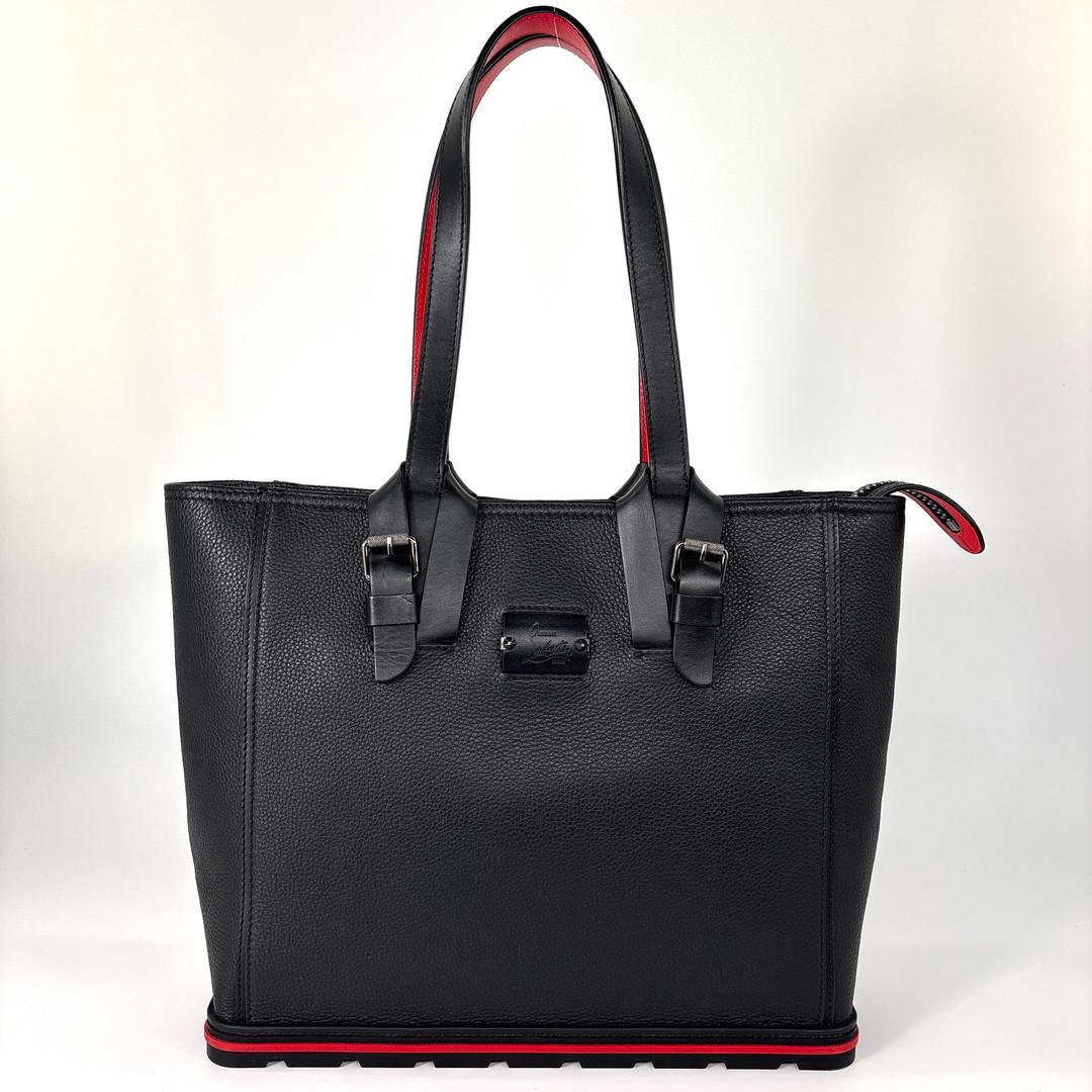 未使用 クリスチャン ルブタン カバイカー トートバッグ メンズ ブラック 黒