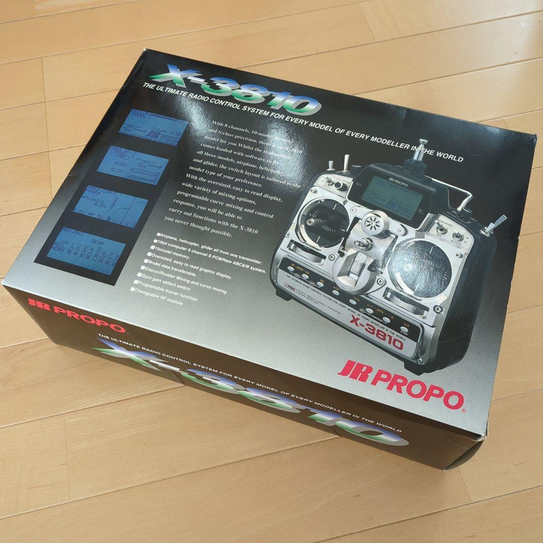 ラジコンプロポ JR X-3810 8ch 72MHz サーボ、受信機つき 中古 - メルカリ