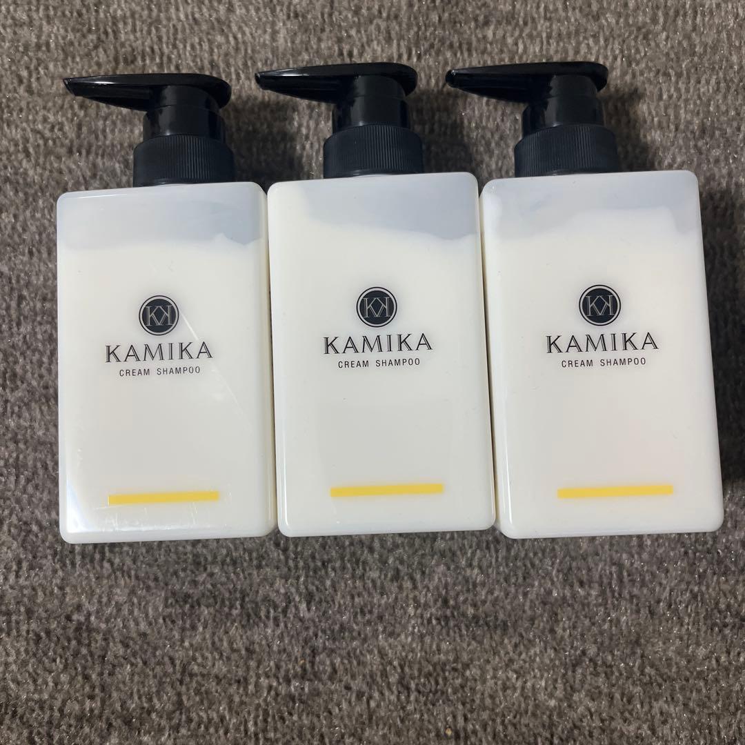 KAMIKAカミカシャンプー ベルガモットジャスミン の香り3個