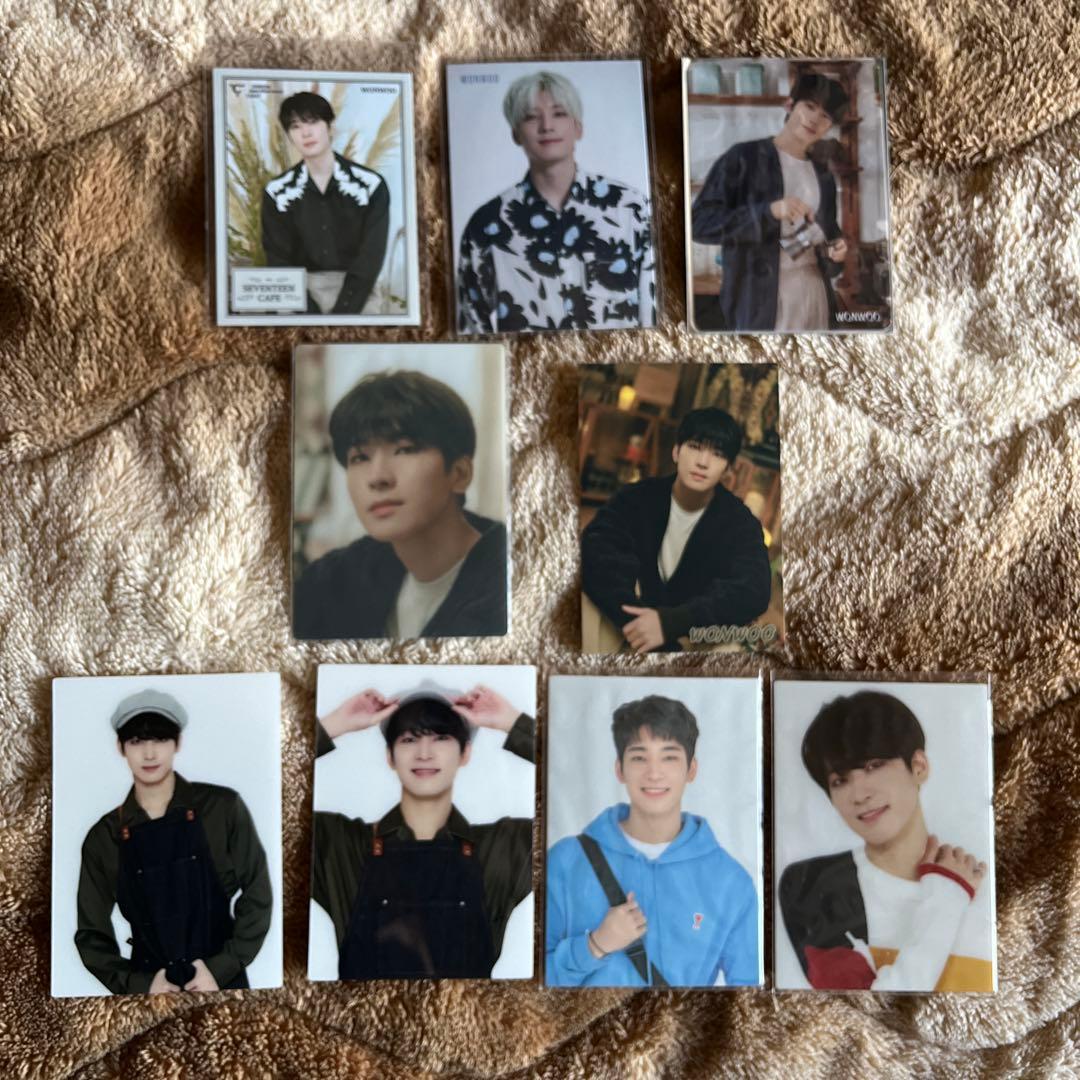 SEVENTEEN ウォヌ セブチカフェ cafe トレカ くじ 入場特典 SEVENTEEN セブチカフェ FC 限定Caratくじトレカなど ウォヌ - メルカリ