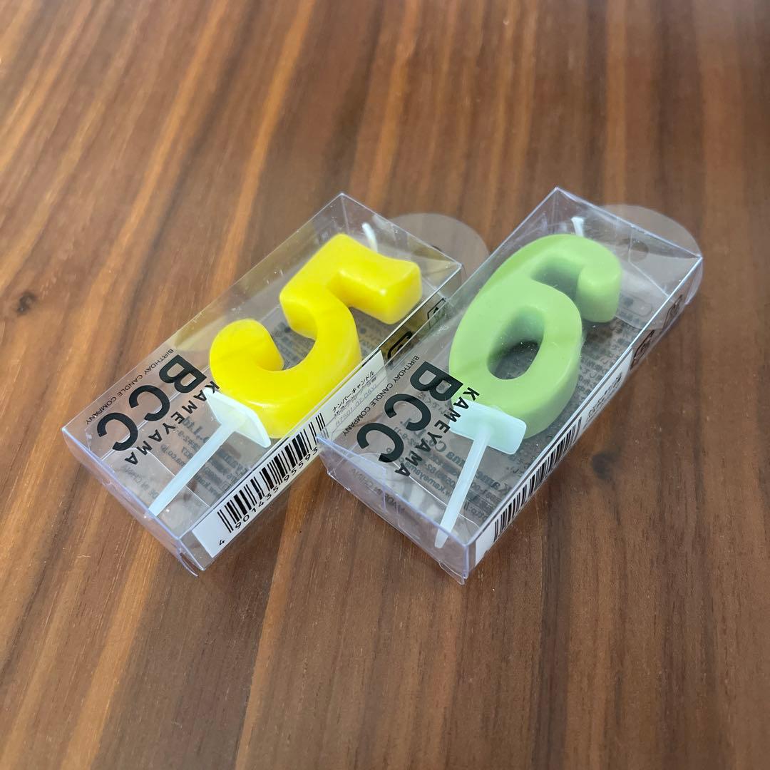 キャンドル　お祝い　2個セット