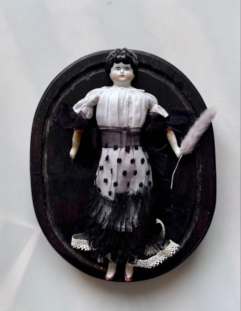 ドイツ アンティーク チャイナヘッドドール 陶器人形 チャイナドール