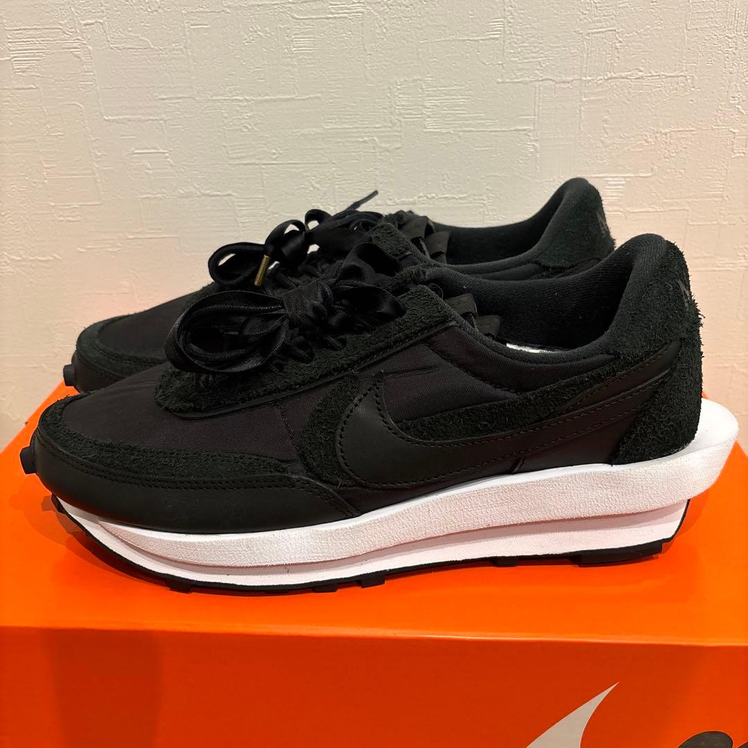 K*様 sacai × Nike LDV Waffle Triple Black Sacai X LDWaffle 'Black Nylon' - Nike - BV0073 002 - black/black